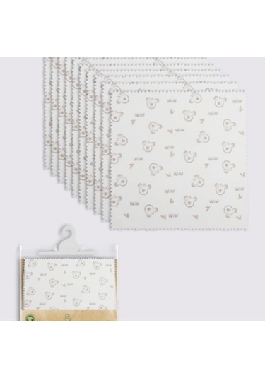 Bistyle Koala 20x20 10'lu Penye Mendil 90165 Ekru Ekru