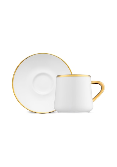 Jumbo Valetta Gold 12 Parça 6 Kişilik Fincan Takımı Gold