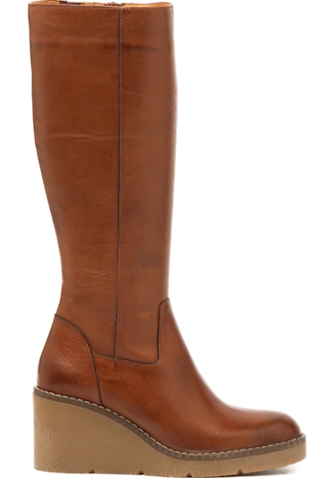 Çizme Kadın 25k12068 Vergelio Skin Cuoio-tan Cuoio