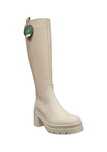 Venüs 2351307k Kalın Platform Topuk Deri Günlük Kadın Çizme Bej