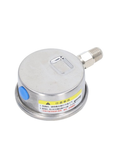 Tenfowee Stainless Steel Vakum Basınç Ölçer - 1/4" Npt Bağlantı, Çift Ölçekli, 0-1 Mpa Aralığı, Su Ve Yağ İçin Uygulanabilir