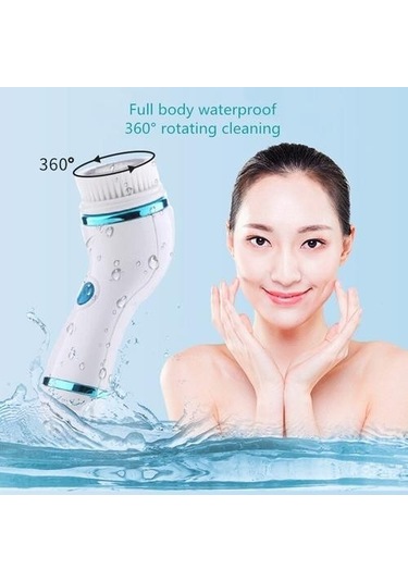 Elektrikli Yüz Temizleme Yüz Dönen Temizleme Fırçası Silikon Usb Yüz Temizleme Fırça Cilt Bakımı Makinesi Fırça Temizleyici Ev Kullanımı Güzellik Cihazları 1rb5bx Beyaz