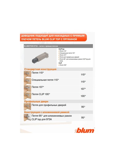 Blum Kapak Menteşeleri İçin Yavaşlatıcı 973a0500, 2 Adet 348487933 Krom