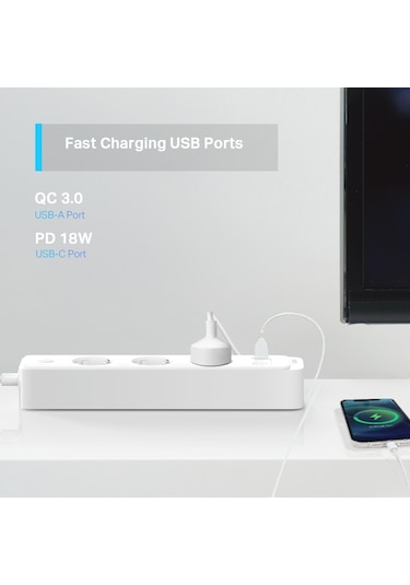 TP-Link Tapo P300 Akıllı Wi-Fi Priz Şeridi