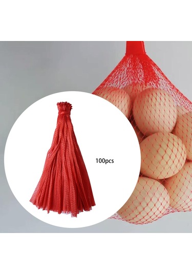 Suntek 100x Yeniden Kullanılabilir Naylon Örgü Uzunluk-60cm Kırmızı