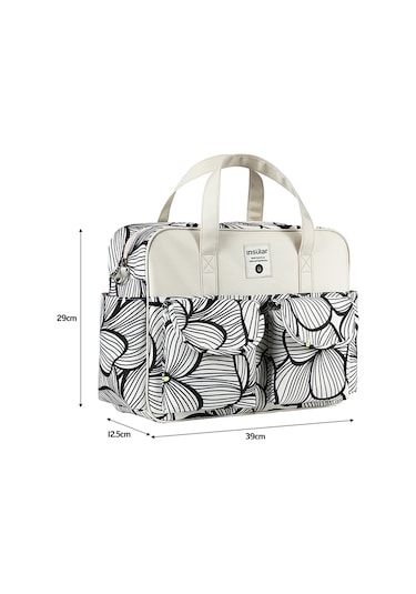 Wezone Taşınabilir Bebek Bezi Çantası Çok Amaçlı, Modaya Uygun Ve Dayanıklı Seyahat Çantası Siyah