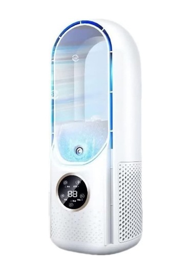 Yingfu Taşınabilir Klima Fanı Mavi Renk Usb Sisleme Fonksiyonu Ev İçin Hafif Ve Taşınabilir