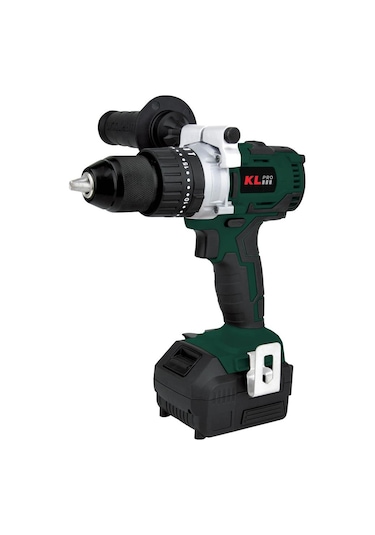 Klpro KLDM18B-50 18V/5.0Ah Li-ion Çift Akülü Kömürsüz Profesyonel Darbeli Matkap