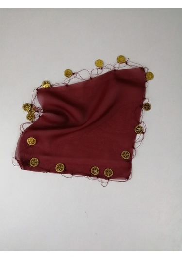 Tüfekçioğlu Bordo Şifon Halay Mendili 10 Adet