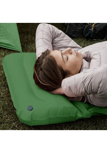 Wondernest Yastık Uyku Tulumu Tpu Su Şişme Seyahat Pedi Mat Katlanabilir Kamuflaj Kamp Gm-am24 Geçirmez Çanta Hediyeli - Jq Altın