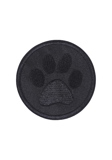 Aplike Ütü İle Yapışan Siyah Pati Arma 5 Cm