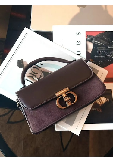 Rey Kahverengi Çapraz Vücut Omuz Çantası 456599413 Beyaz