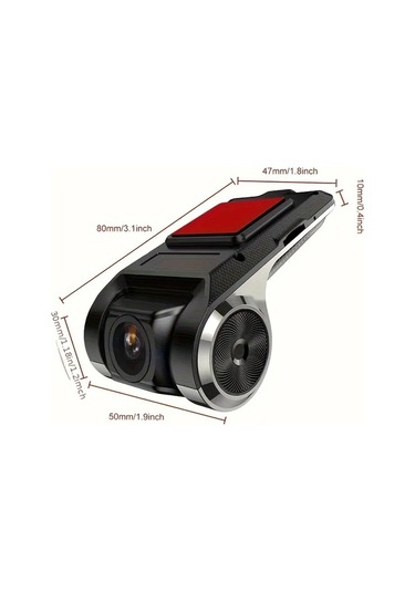 Dashanshop Android Cihazlar İçin Usb İle Çalışan 720p Hd Adaslı Araç Kameralı Navigasyon Sistemi Siyah