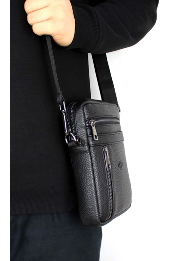 Erkek Askılı Postacı Çanta Omuz Çantası Haki