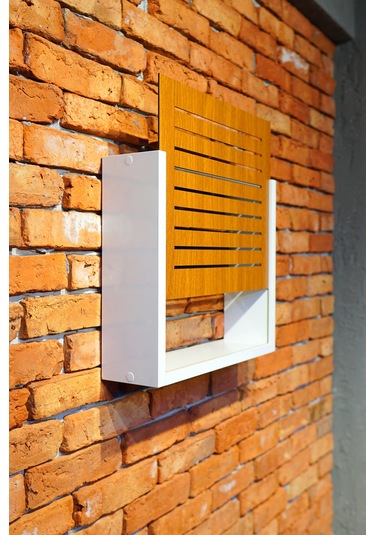 Modem Saklama Kutusu Sürgülü Yukarı Açılır 35y 40g Çizgili Cev...