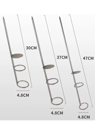 Genba Metal Kamış Ayağı 47 Cm