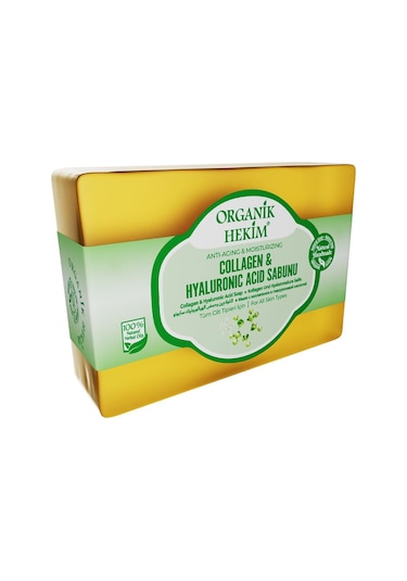 Doğal Peeling Etkili Yaşlanma Karşıtı Yoğun Nemlendirici Kolajen - Hyaluronic Sabunu 140 Gr