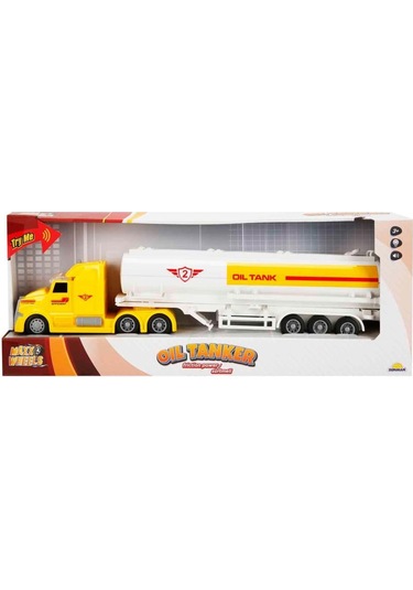 Sesli Ve Işıklı Sürmeli Oyuncak Yakıt Tankeri Maxx Wheels 1:50 Araba