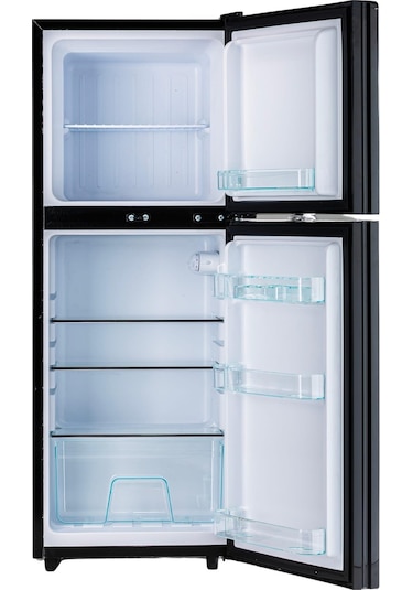 U-frigo 136 Lt 12-24v Marin/karavan Kompresörlü Buzdolabı Temperli Cam Kapak Limited Edition Siyah