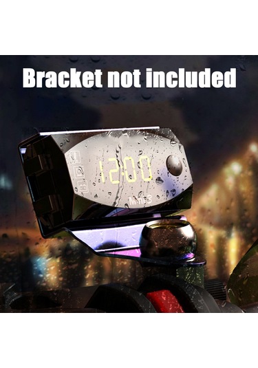 Lemestar 6v-30v Dc Led Voltmetre, Elektronik Saat Ve Termometre, Ip67 Su Geçirmez, Siyah, Kırmızı/mavi/yeşil Seçenekli