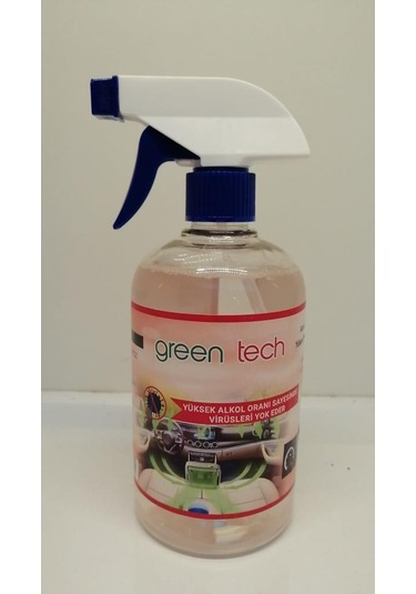 Green Tech Araç Içi Temizleme Dezenfektasyon Spreyi 500 ML