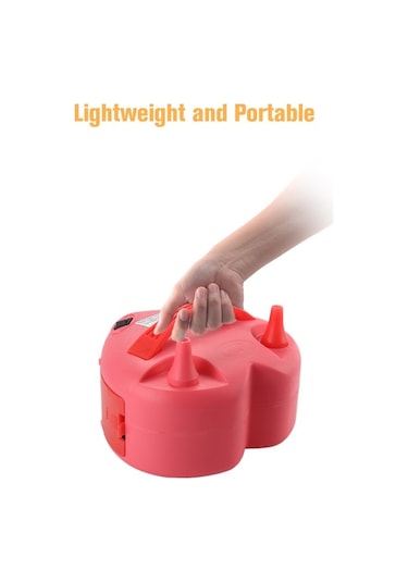 Novahub Kırmızı Abs Pompa - Ab/abd Fiş Seçenekli 20.5x19.8x13.7cm, Elektrikli, Kullanışlı