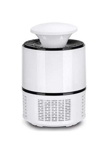 Symbee Ev İçin Beyaz Usb Led Uv Işıkli Sessiz Elektronik Mus Musu Tutucu Fanlı Öldürücü Aleti