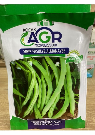 Agr Sırık Fasulye Almanayşe Tohum 25 Gr