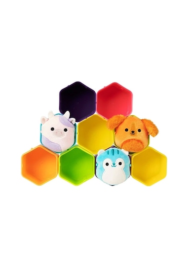 Micromallows Squishmallows Sürpriz Mini Yumuşak Peluş Oyuncak Figür - 6 Cm - 3 Adet
