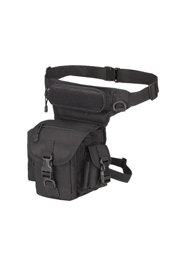 Teltree Dış Mekan Ayak Çantası, 800d Oksford Kumaşı, Su Geçirmez, Dayanıklı, Çok Amaçlı Bel/omuz Çantası, Outdoor Spor/fotoğrafçılık İçin Siyah