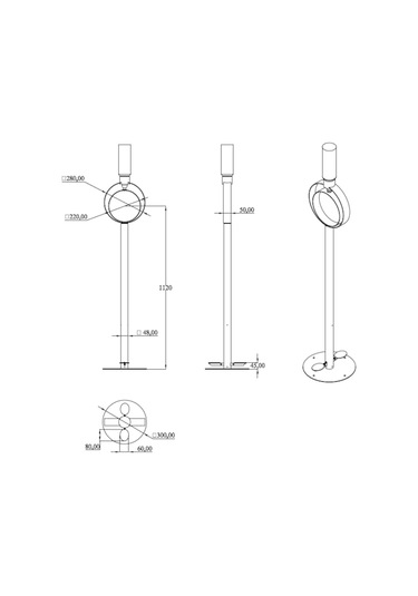 Yibtech Paslanmaz Çift Pedallı El Dezenfektan Dispenseri 1000 Ml