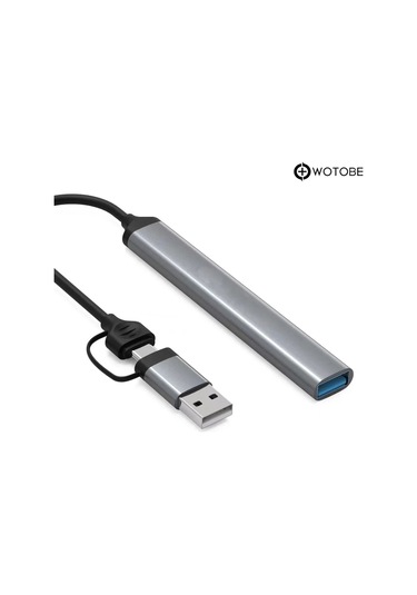 5'i 1 Arada Usb-c Usb-a Usb 2.0/3.0 Sd Tf Dönüştürücü Hub