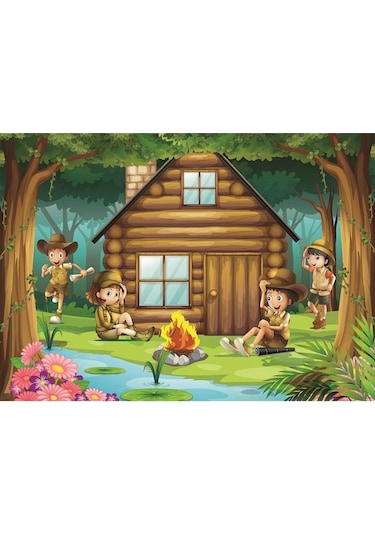 Art Puzzle 2X100 Parça İzci Kampı 4519