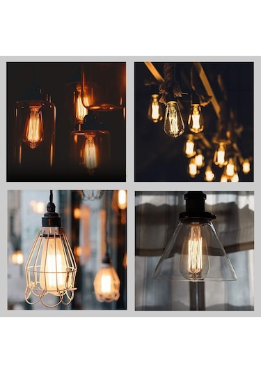 Rutter Rt-11203 6w Armut Rustik Led Ampu Amber - 2300k