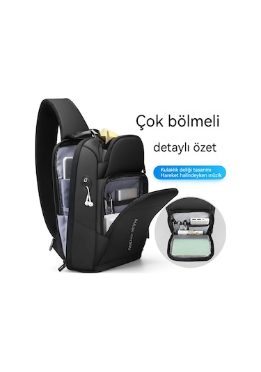 Mark Ryden Erkek Usb Çok Fonksiyonlu Tote Çanta.