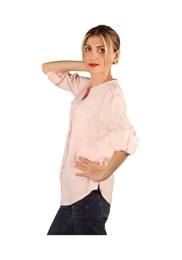 Kadın Keten Gömlek 001