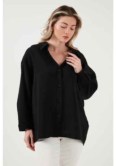 Fashion Friends Bayan Gömlek 25y0571k1 Siyah Siyah