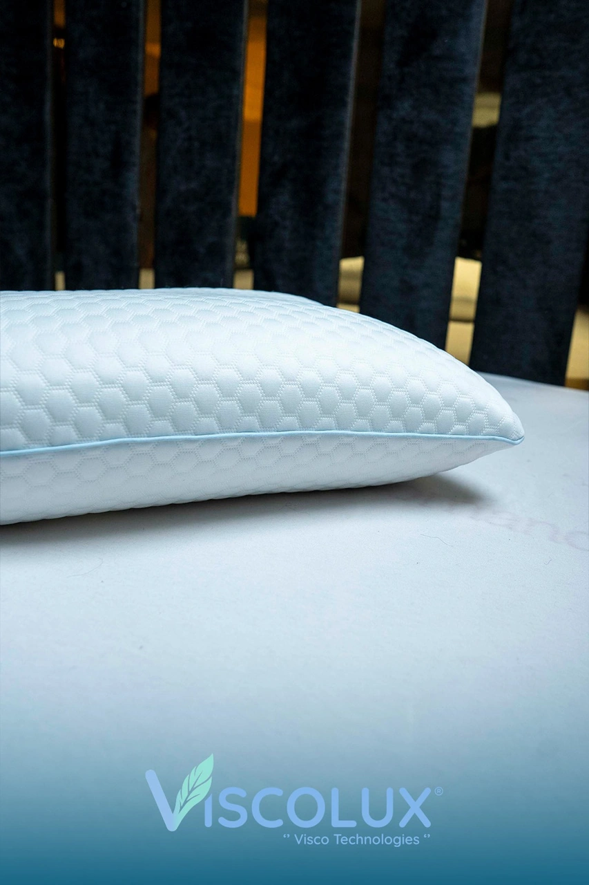 Anadolu Tombul Ortopedik Yastık - Baş Ağrısı Önleyici Klasik Visco Yastık 60x40x15 Mavi