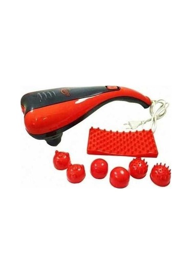 Pazly Paletli Masaj Aleti Değiştirilebilir Başlıklı Ac-738k Qi Kırmızı Kırmızı