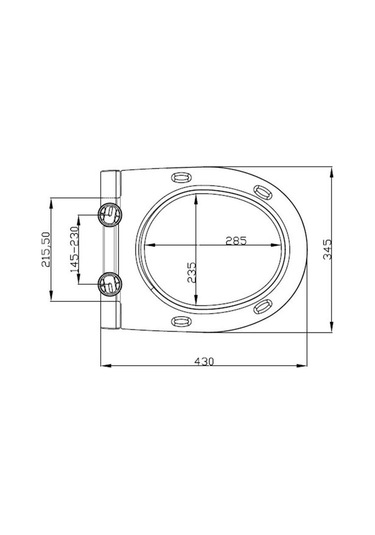 Isvea R80 Duroplast Klozet Kapağı Yavaş Kapanan