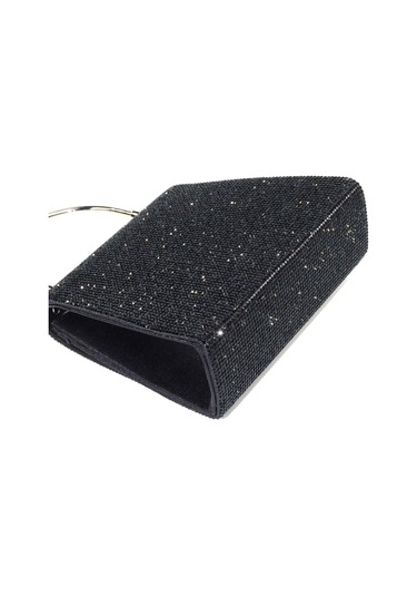 Siyah Taşlı Abiye Çanta Siyah Kadın Abiye Çanta Siyah Abiye Çanta Davet Gece Clutch Çanta