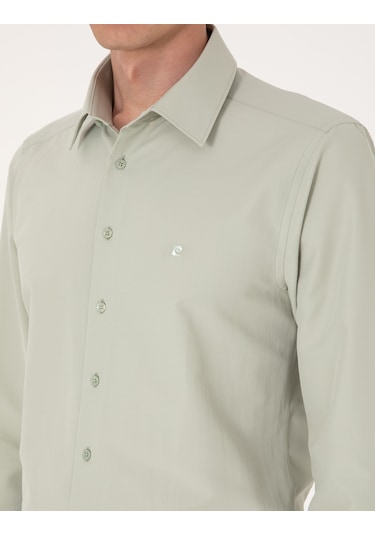 Pierre Cardin Erkek Yeşil Gömlek Basic 50316734-vr054 Yeşil