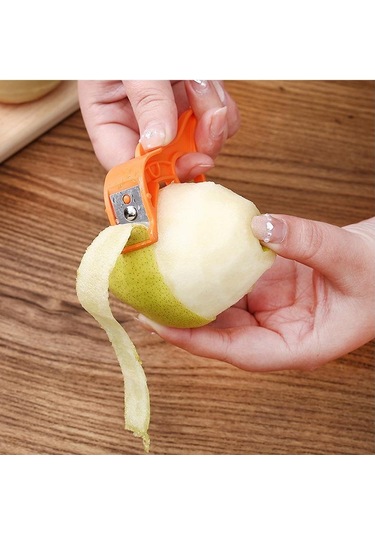 Turuncu Mutfağınızı Bu 1 Adet Paslanmaz Çelik Elma Soyucuyla Yükseltin - Meyve Ve Sebzeleri Zahmetsizce Soyun