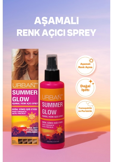 Summer Glow Aşamalı Renk Açıcı Sprey Set 2x150ml-vegan