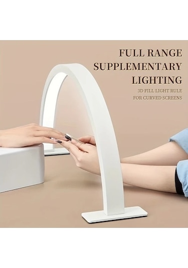 Fastbuy Dream011 Pembe Yılanaşık Tasarım Manikür Pedikür Lambası, Gölge Bırakmayan, Masaüstü, Pembe Ay Aydınlatma Pembe