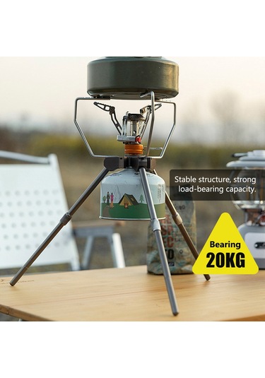 Mountainhiker-açık Kamp Gastank Ve Sobalar Braketi Ayrılabilir-gümüş Gümüş