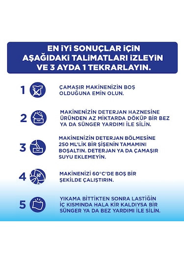 Marc Çamaşır Makinesi Temizleyici 6 Adet x 250 Ml.