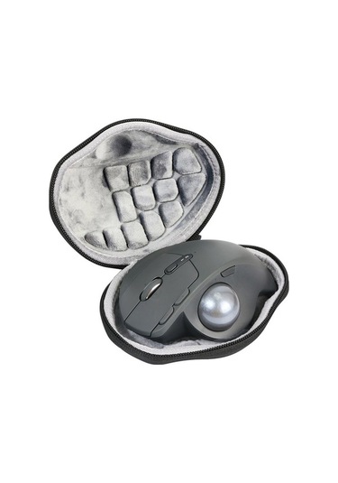 Fastbuy Logitech Mx Ergo İçin Sert Kılıf: Su Geçirmez, Darbeye Dayanıklı Taşınabilir Korumalı Çantası, Siyah Siyah