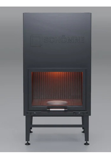 Schömne Elegance Düz Asansörlü Çelik Şömine Haznesi 70 Lik