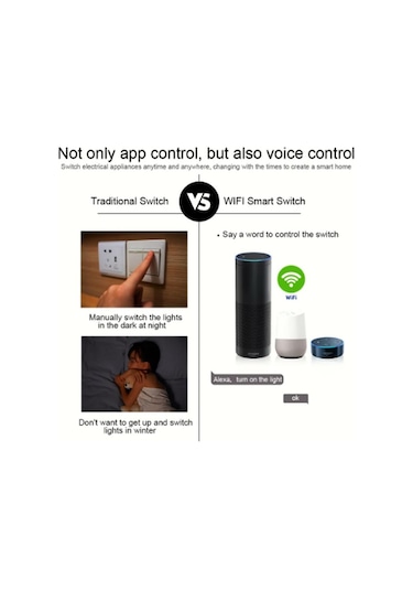 Tuya 4ch akıllı Wifi anahtarı  RF 433